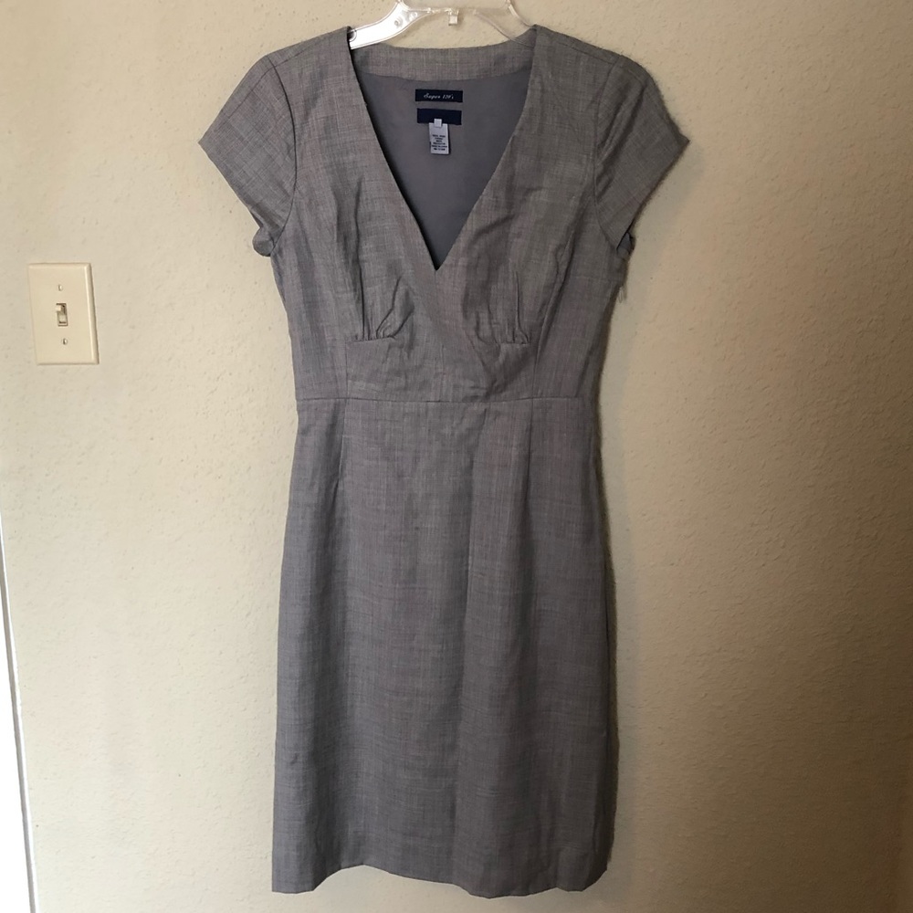 Never Worn! J. Crew Super 120’s Gray Wool Dress